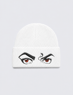 JSA White Wool Beanie