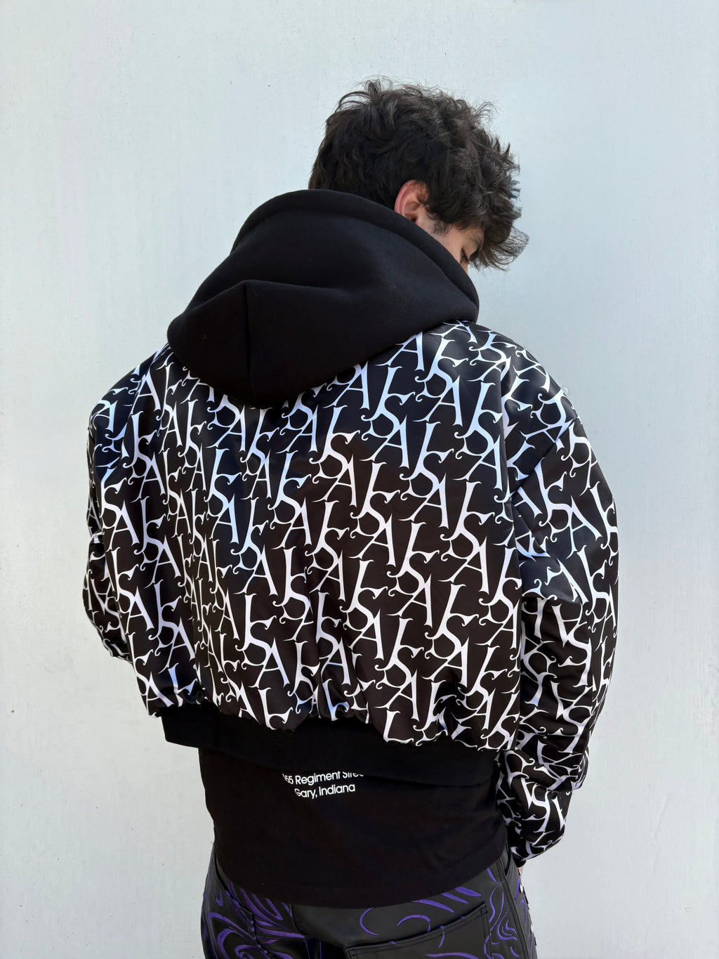 JSA® Dangerous Leather Bomber Jacket