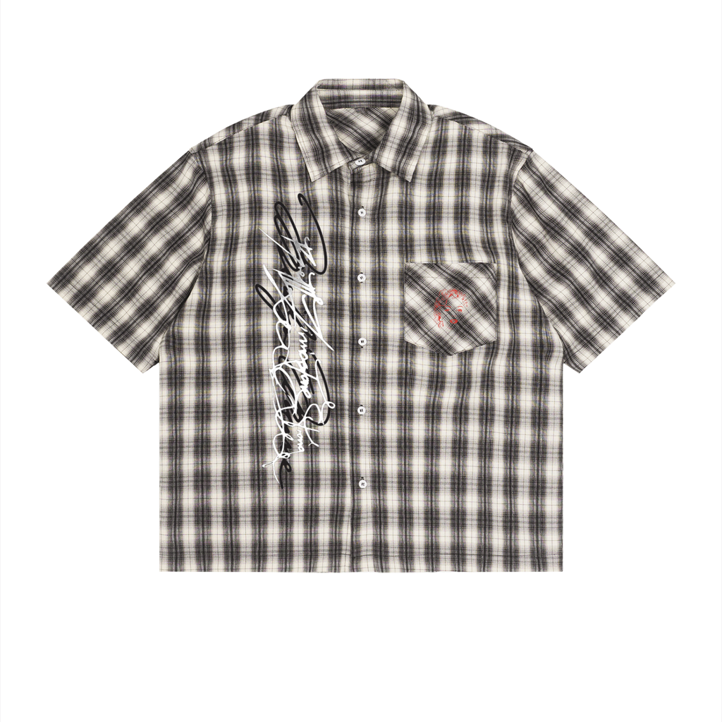 Marilyn Tribute Plaid Short Sleeve Shirt