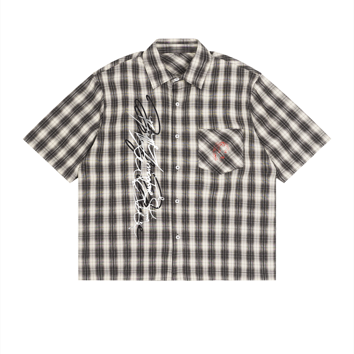 Marilyn Tribute Plaid Short Sleeve Shirt