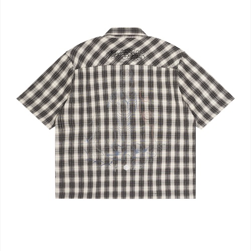 Marilyn Tribute Plaid Short Sleeve Shirt